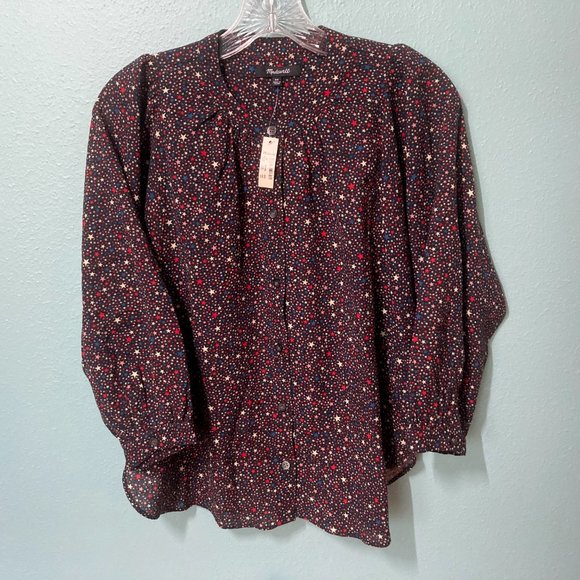 Madewell Tops - LAST CHANCE - Donating 5/25 Madewell Peasant Top in Starry Night XS